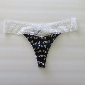 (#127)  Kylie Lace Trim Thong Size 2-12